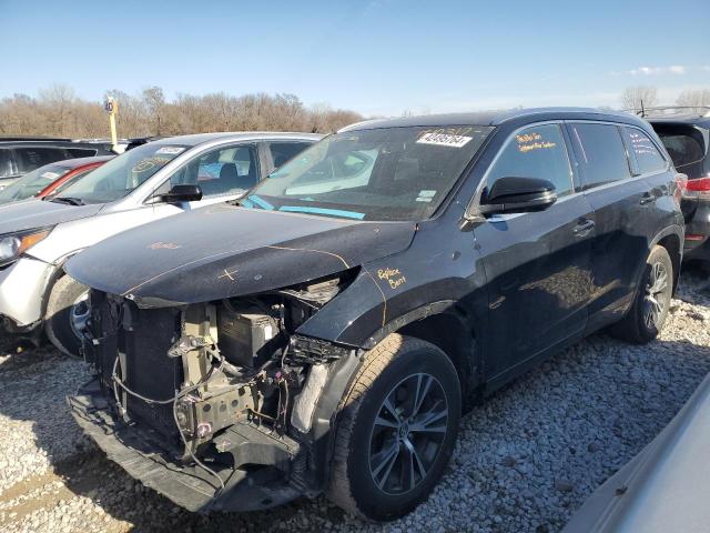 5TDJKRFH8GS292939 - 2016 TOYOTA HIGHLANDER XLE BLACK photo 1
