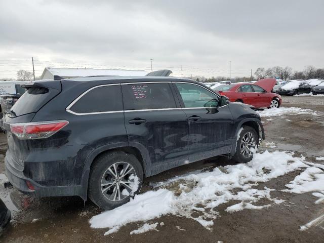 5TDJKRFH8GS292939 - 2016 TOYOTA HIGHLANDER XLE BLACK photo 3