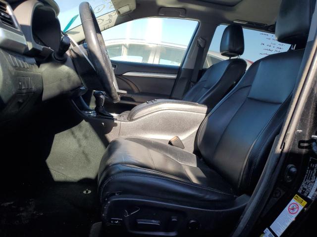 5TDJKRFH8GS292939 - 2016 TOYOTA HIGHLANDER XLE BLACK photo 7