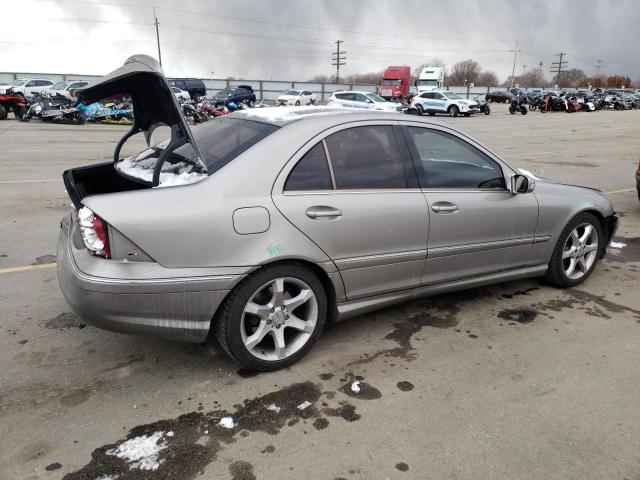 WDBRF52H87F881929 - 2007 MERCEDES-BENZ C 230 GRAY photo 3