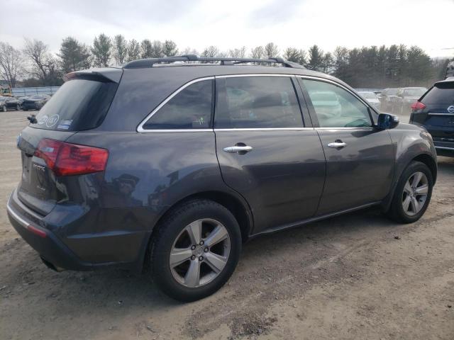 2HNYD2H34CH512209 - 2012 ACURA MDX TECHNOLOGY GRAY photo 3