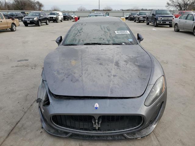 ZAM45VLA7F0141088 - 2015 MASERATI GRANTURISM S GRAY photo 5