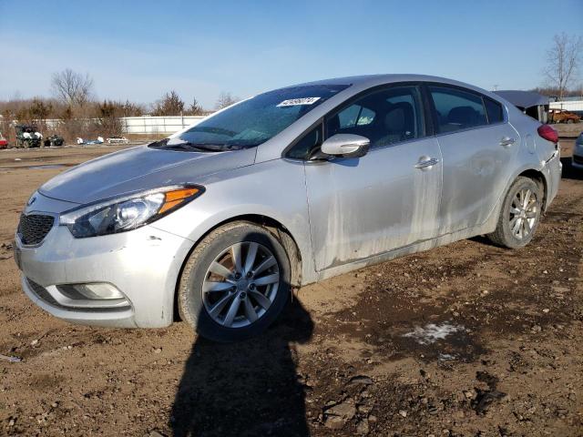 KNAFX4A81E5155181 - 2014 KIA FORTE EX SILVER photo 1