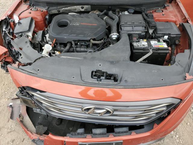 5NPE34AB5FH065619 - 2015 HYUNDAI SONATA SPORT ORANGE photo 11