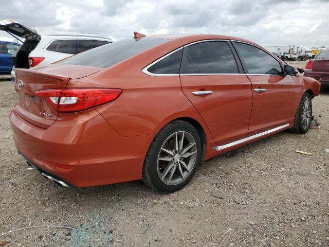 5NPE34AB5FH065619 - 2015 HYUNDAI SONATA SPORT ORANGE photo 3