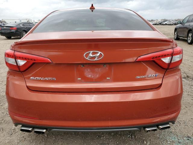 5NPE34AB5FH065619 - 2015 HYUNDAI SONATA SPORT ORANGE photo 6