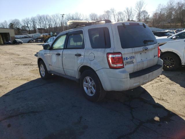 1FMCU59379KC41563 - 2009 FORD ESCAPE HYBRID WHITE photo 2