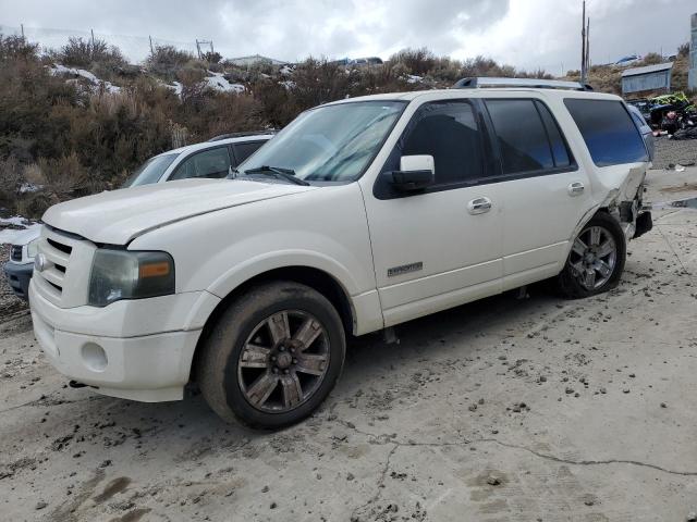 1FMFU20578LA46436 - 2008 FORD EXPEDITION LIMITED WHITE photo 1