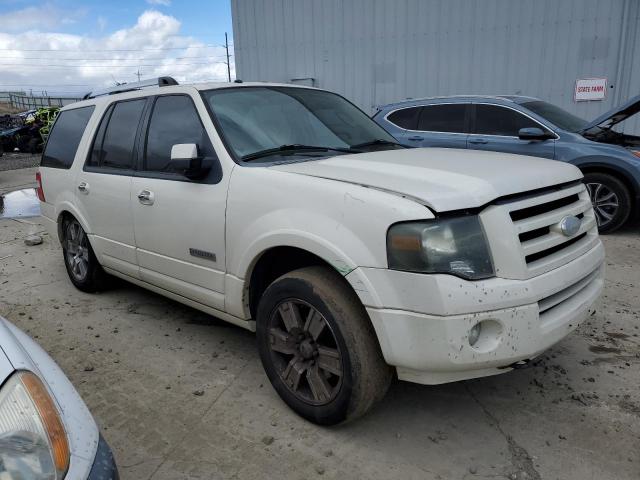 1FMFU20578LA46436 - 2008 FORD EXPEDITION LIMITED WHITE photo 4