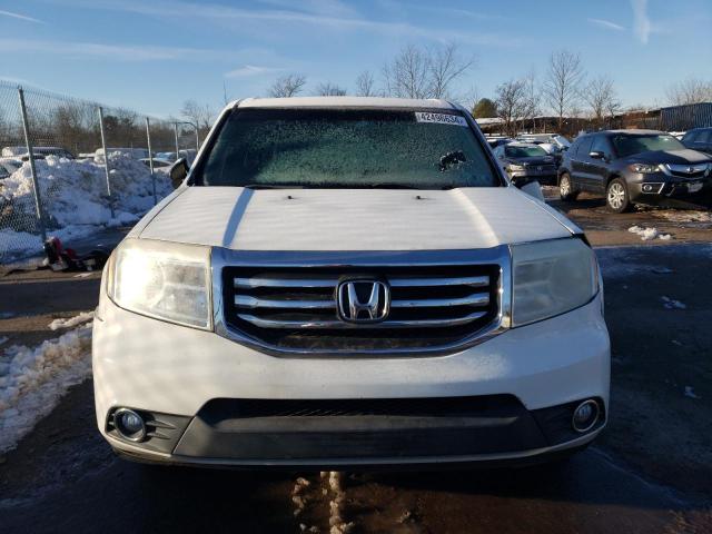 5FNYF4H58DB007620 - 2013 HONDA PILOT EXL WHITE photo 5