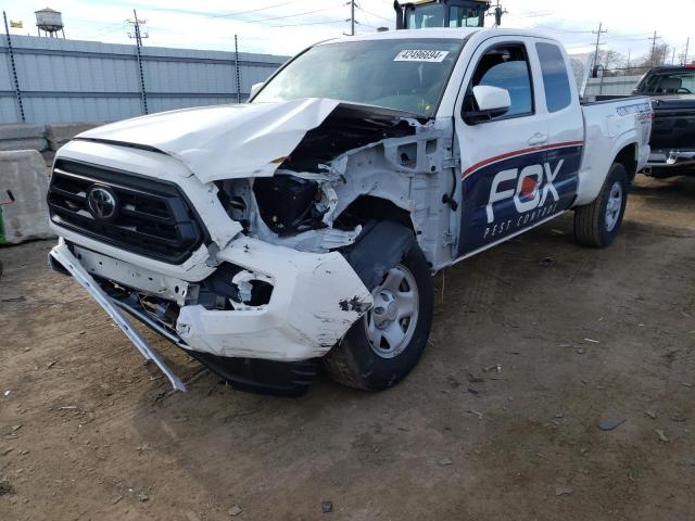 3TYRX5GNXMT025528 - 2021 TOYOTA TACOMA ACCESS CAB თეთრი ფოტო 1