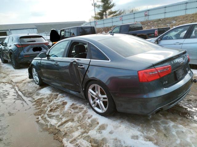 WAUHGAFC3EN076261 - 2014 AUDI A6 PRESTIGE BLUE photo 2