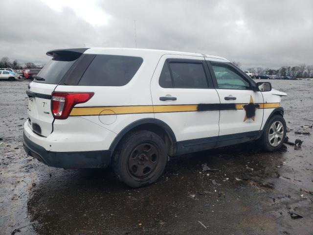 1FM5K8AR9GGB89255 - 2016 FORD EXPLORER POLICE INTERCEPTOR WHITE photo 3