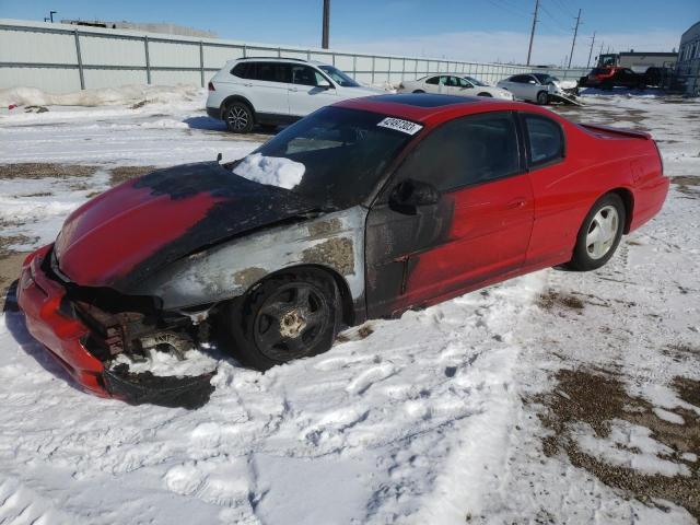 2G1WX12K349211207 - 2004 CHEVROLET MONTE CARL SS RED photo 1
