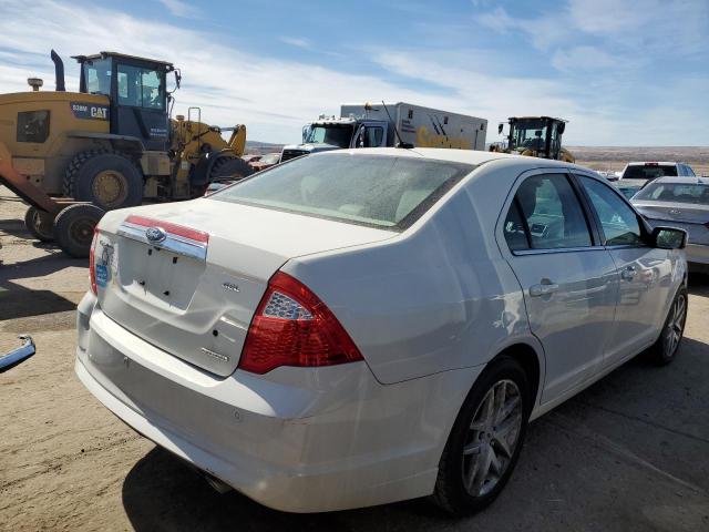 3FAHP0JG1BR155286 - 2011 FORD FUSION SEL WHITE photo 3