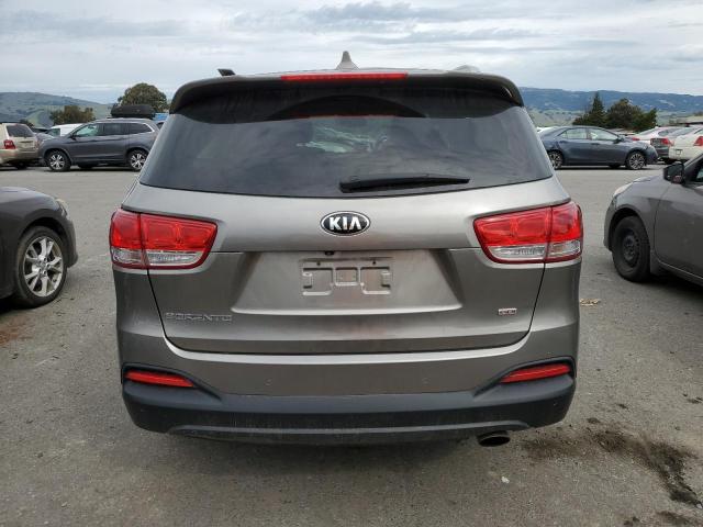 5XYPG4A35GG158431 - 2016 KIA SORENTO LX GRAY photo 6