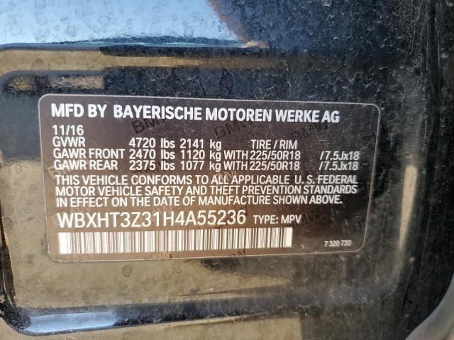 WBXHT3Z31H4A55236 - 2017 BMW X1 XDRIVE28I BLACK photo 13