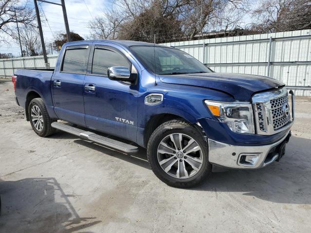 1N6AA1E60HN534647 - 2017 NISSAN TITAN SV BLUE photo 4