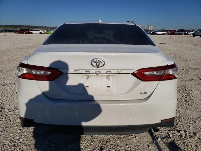 4T1B11HKXKU165000 - 2019 TOYOTA CAMRY L WHITE photo 6