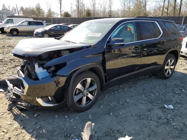 1GNEVHKW7KJ281015 - 2019 CHEVROLET TRAVERSE LT BLACK photo 1