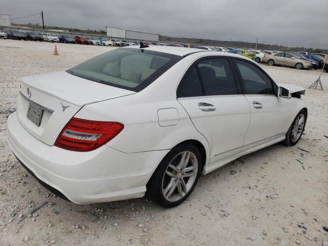 WDDGF4HB0DA753706 - 2013 MERCEDES-BENZ C 250 WHITE photo 3