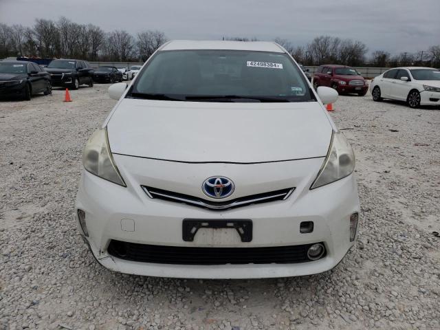 JTDZN3EUXC3133132 - 2012 TOYOTA PRIUS V WHITE photo 5