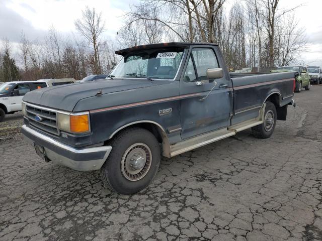 1FTHF25G0LPA63517 - 1990 FORD F250 BLACK photo 1