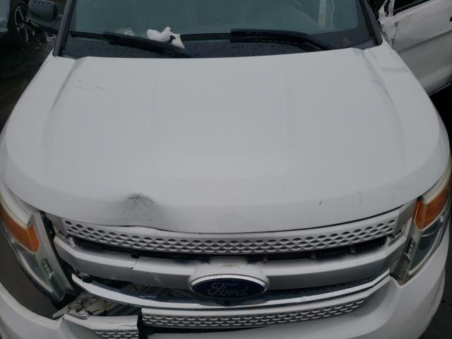 1FM5K8D80DGA27044 - 2013 FORD EXPLORER X WHITE photo 11