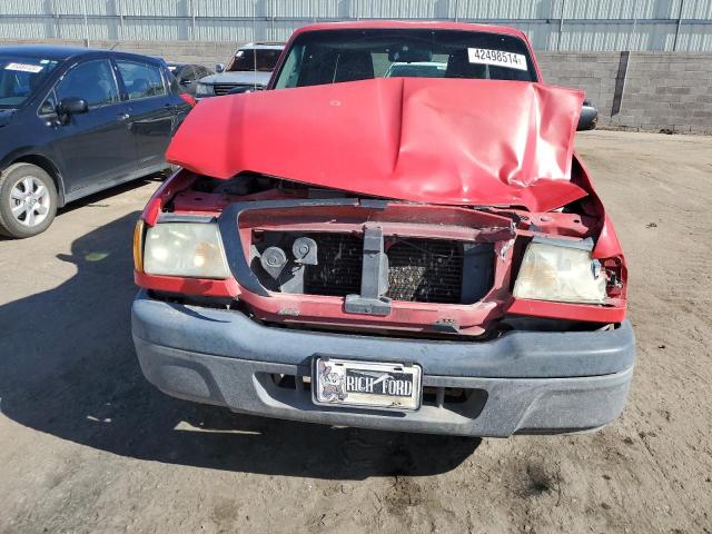 1FTYR14UX4PA31930 - 2004 FORD RANGER SUPER CAB RED photo 5
