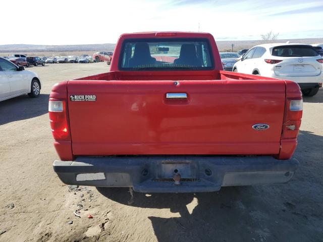 1FTYR14UX4PA31930 - 2004 FORD RANGER SUPER CAB RED photo 6