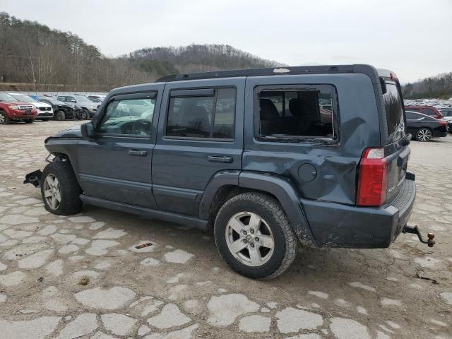 1J8HG48K98C191691 - 2008 JEEP COMMANDER SPORT BLUE photo 2