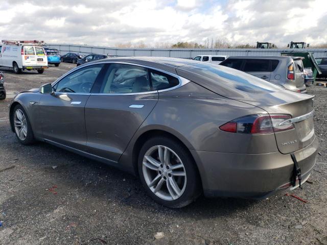 5YJSA1E20FF111650 - 2015 TESLA MODEL S ყავისფერი ფოტო 2