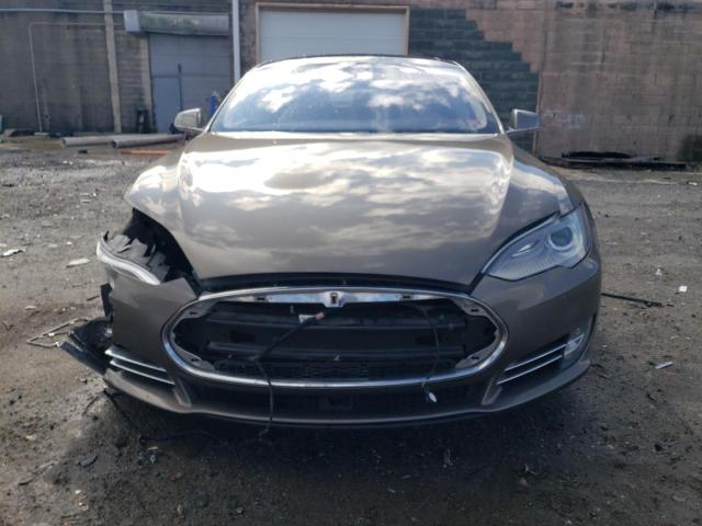 5YJSA1E20FF111650 - 2015 TESLA MODEL S BROWN photo 5