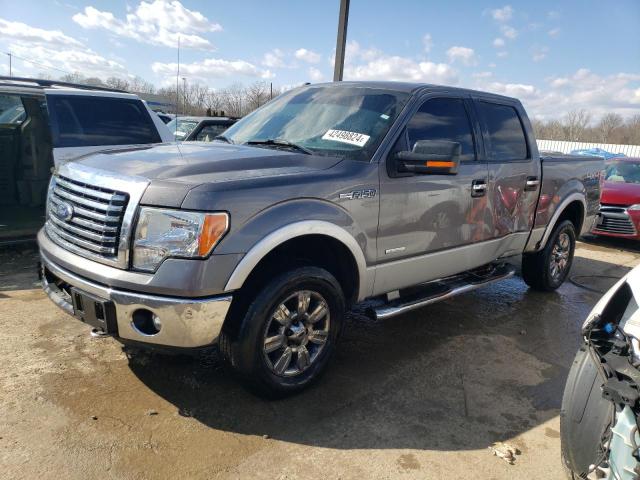 1FTFW1ET5BFC99406 - 2011 FORD F150 SUPERCREW GRAY photo 1