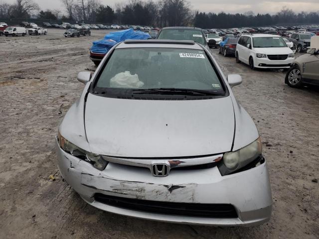 1HGFA16857L143868 - 2007 HONDA CIVIC EX SILVER photo 5