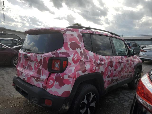 ZACNJDC1XMPN36692 - 2021 JEEP RENEGADE TRAILHAWK PINK photo 3