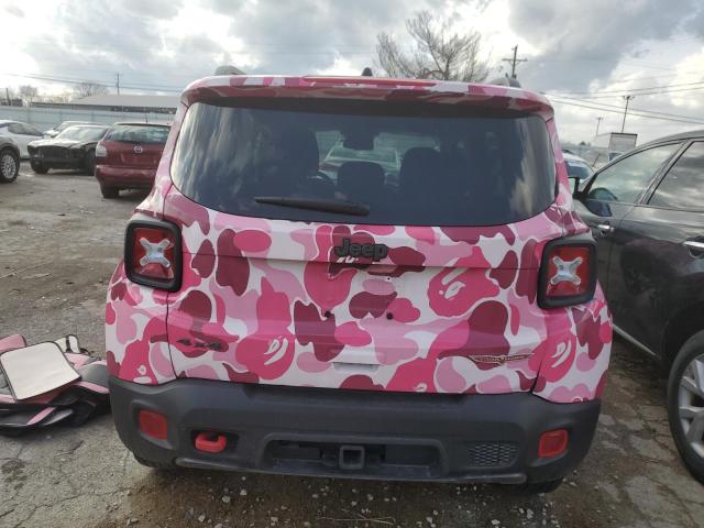 ZACNJDC1XMPN36692 - 2021 JEEP RENEGADE TRAILHAWK PINK photo 6