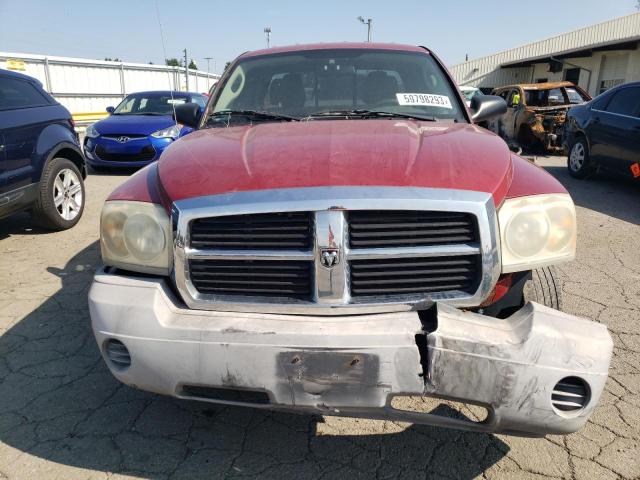 1D7HW22N06S715563 - 2006 DODGE DAKOTA ST RED photo 5