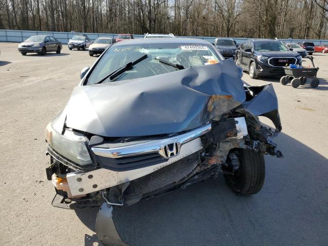 19XFB2F50CE386465 - 2012 HONDA CIVIC LX GRAY photo 5