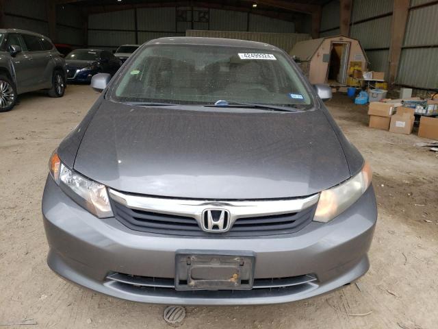 2HGFB2F55CH333007 - 2012 HONDA CIVIC LX GRAY photo 5