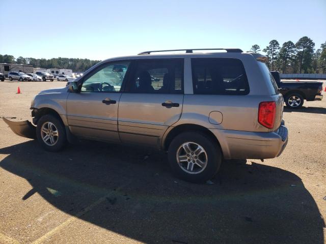 2HKYF18644H618480 - 2004 HONDA PILOT EXL TAN photo 2