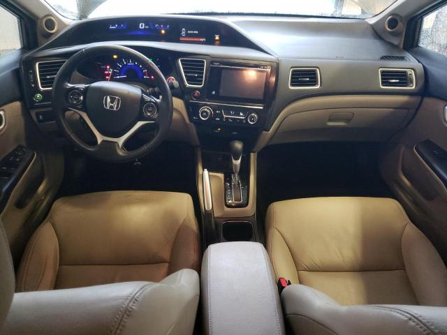 19XFB2F92FE011457 - 2015 HONDA CIVIC EXL ნაცრისფერი ფოტო 8