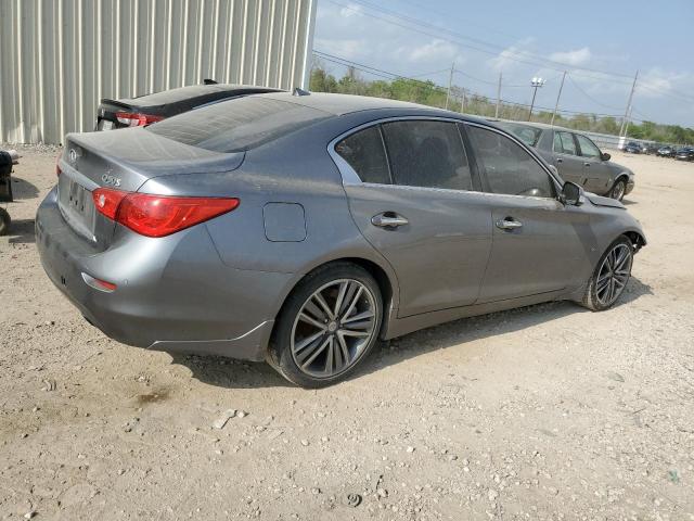 JN1EV7AP0HM730722 - 2017 INFINITI Q50 PREMIUM GRAY photo 3