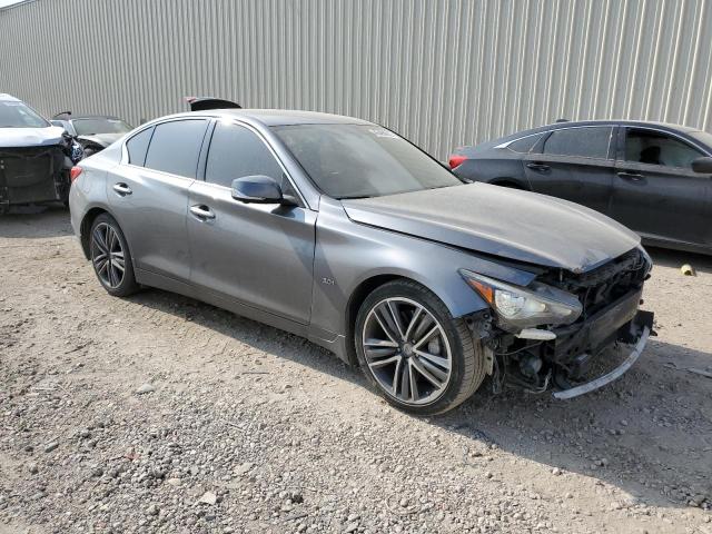 JN1EV7AP0HM730722 - 2017 INFINITI Q50 PREMIUM GRAY photo 4