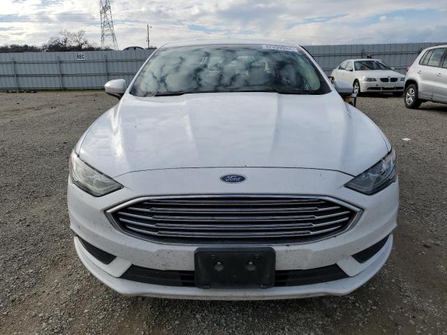 3FA6P0LU7JR260570 - 2018 FORD FUSION SE HYBRID WHITE photo 5