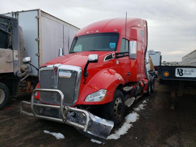 1XKYDP9X6KJ233155 - 2019 KENWORTH CONSTRUCTI T680 RED photo 2