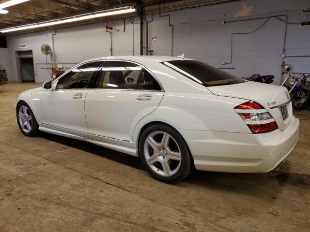 WDDNG86X88A204481 - 2008 MERCEDES-BENZ S 550 4MATIC WHITE photo 2