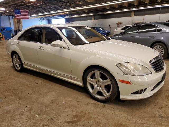 WDDNG86X88A204481 - 2008 MERCEDES-BENZ S 550 4MATIC WHITE photo 4