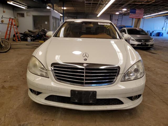 WDDNG86X88A204481 - 2008 MERCEDES-BENZ S 550 4MATIC WHITE photo 5