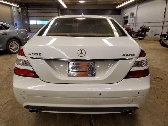 WDDNG86X88A204481 - 2008 MERCEDES-BENZ S 550 4MATIC WHITE photo 6